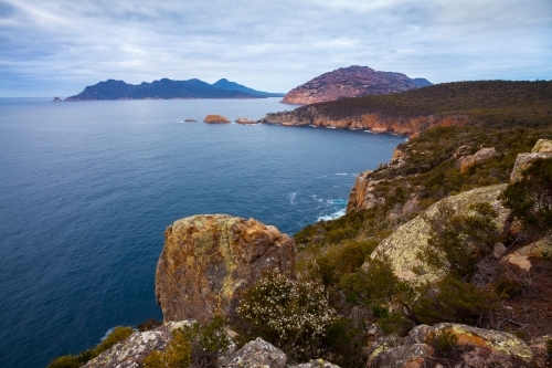 View from Cape Tourville - Freycinet National Park - Tasmania - Australia - Australian Stock Image