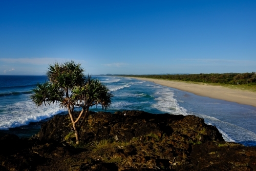 View from Fingal Head looking south - Australian Stock Image