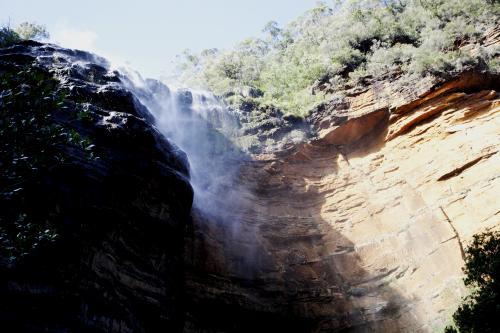 Waterfall mist