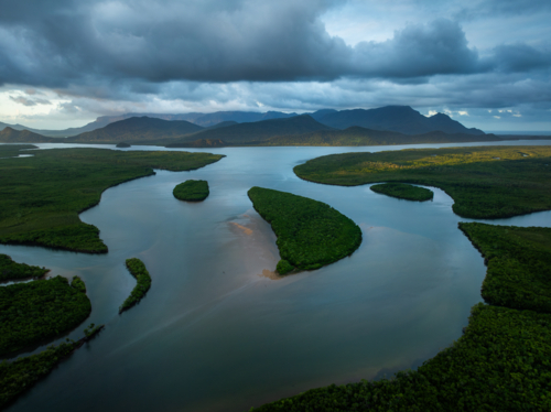 Waterways of the Hinchinbrook Channel - Australian Stock Image