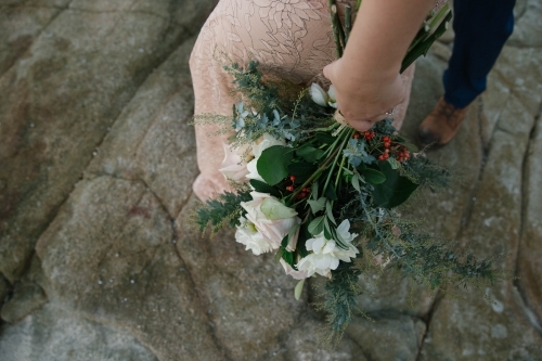 Wedding Bouquet Angle - Australian Stock Image