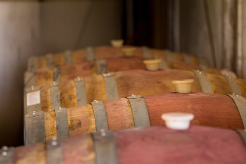 Wine Barrels - Australian Stock Image
