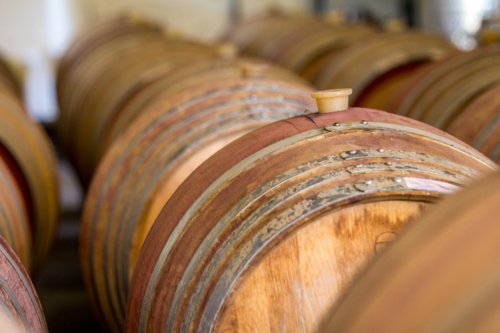 Wine Barrels - Australian Stock Image