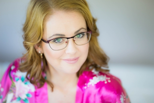 Woman with glasses - Australian Stock Image